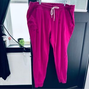 All in Motion Fuchsia Activewear Jogger Sz 2X